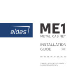 Eldes ME1 Guida d'installazione