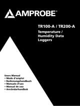 Amprobe TR100-A & TR200-A Temperature Humidity Data Loggers Manuale utente
