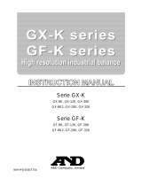 AND GX/GF-K Series Manuale utente