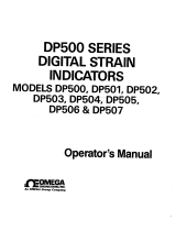 Omega DP500 Series Manuale del proprietario