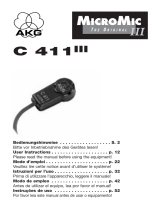 AKG C 411 Manuale utente