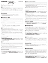 Fujifilm X100T Manuale del proprietario