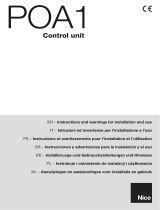 Nice Automation POA1 Manuale del proprietario
