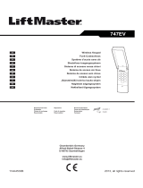 Chamberlain LiftMaster 747EV Manuale del proprietario