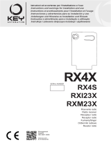Key Gates RX4X, RX4S, RXI23X, RXM23X Guida utente