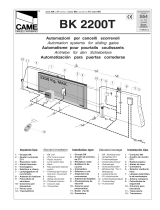 CAME BK 2200T Manuale del proprietario