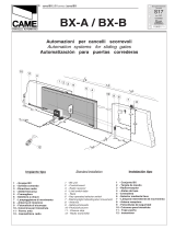 CAME BX-A Manuale del proprietario