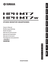 Yamaha HPH-MT5 Manuale del proprietario