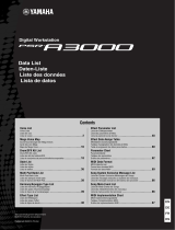 Yamaha PSR-A3000 Scheda dati