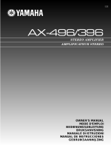 Yamaha AX-396 Manuale utente