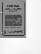 Standard Horizon C866S VHF Manuale del proprietario