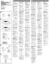 Sony ICF-S79W Manuale utente