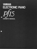 Yamaha PF-15 Manuale del proprietario