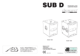 dBTechnologies SUB 18D Manuale del proprietario