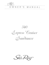 Sea Ray 1988 340 EXPRESS CRUISER Manuale del proprietario