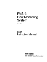 Micro Motion FMS-3 Flow Monitoring System LED Manuale del proprietario