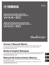 Yamaha Audio WXC-50 Manuale utente