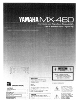 Yamaha MX-460 Manuale del proprietario