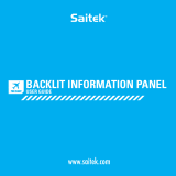 Saitek BACKLIT INFORMATION PANEL Manuale del proprietario