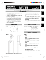 Yamaha SPS-80 Manuale del proprietario