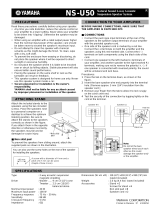 Yamaha NS-U50 Manuale del proprietario