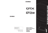 Yamaha KP125W Manuale del proprietario