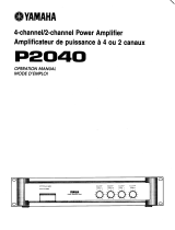 Yamaha P2040 Manuale del proprietario