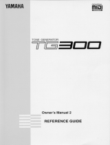 Yamaha TG300 Manuale del proprietario
