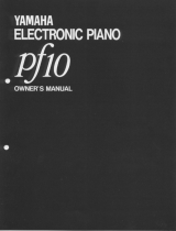 Yamaha PF10 Manuale del proprietario