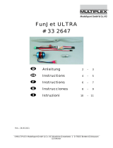 MULTIPLEX Antriebssatz Funjet Ultra Manuale del proprietario