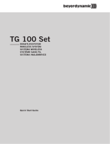 Beyerdynamic TG 100 Beltpack Set Band 3 Manuale utente