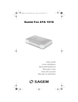 Sagem FAX ATA 101S Manuale utente