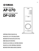 Yamaha AP-U70 Manuale del proprietario