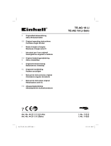 Einhell Expert Plus TE-AG 18 Li Kit Manuale utente