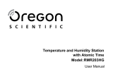 Oregon Scientific RMR203HG Manuale utente
