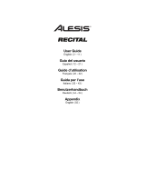 Alesis Recital Manuale utente