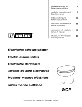 Vetus Electric marine toilet type WCP Guida d'installazione