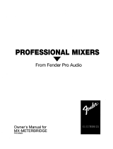 Fender MX-Meterbridge Manuale del proprietario