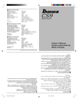 Ibanez CS9 Manuale del proprietario
