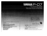 Yamaha P-07 Manuale del proprietario
