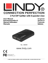 Lindy DisplayPort to Dual HDMI MST Hub Manuale utente