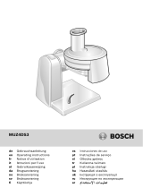 Bosch MUM4855/07 Supplemental