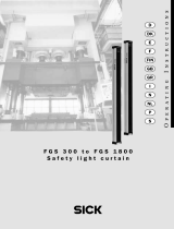 SICK FGS 300 to FGS 1800 Safety light curtain Istruzioni per l'uso