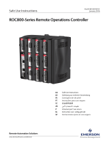 Remote Automation Solutions ROC800-Series Remote Istruzioni per l'uso