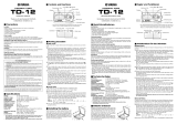 Yamaha TD-12 Manuale utente