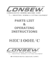Consew SEC-100HC Manuale utente