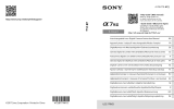 Sony Série ILCE-7RM3 Manuale utente