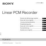 Sony PCM-M10 Manuale del proprietario