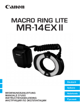 Canon Macro Ring Lite MR-14EX II Manuale utente