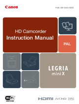 Canon LEGRIA mini X Manuale utente